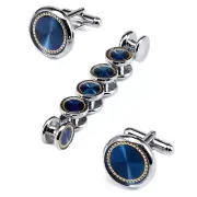UJOY Men's Jewelry Cufflinks and Studs for Tuxedo Shirts for Weddings, Busine...