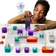Science Can Circuits for Kids, Beginner Circuit Board Electronic Kit with 80 ...