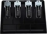 Binxind Hard Case Clip Cash Register Box New Classify Store Cashier Coin Drawer Box Cash Drawer Tray Money Counter Case