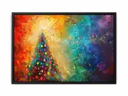Christmas Tree Framed Art Print