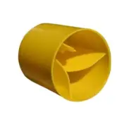 Picket Caps Fencing Y Steel Post Cap 200 Pack 200x Yellow Safety Round Star