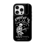 iPhone 16 Pro Mirror Ring Stand Case MagSafe Compatible empathy is more rebellious than a middle finger