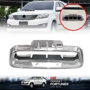 Bonnet Hood Scoop Air Flow Vent Cover Chrome For Toyota Fortuner SUV 2012-2014
