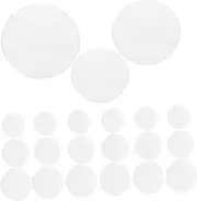 COHEALI 60pcs Badge Case Id Card Sleeve Waterproof Id Holder Pin Badges Protection Photo Pins Button Case Plastic Card Holder Pvc Transparent