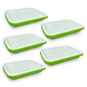 5-Pack Sprouts Growing Kit, Bean Sprouts Tray, Soil-Free Sprouting Tray,