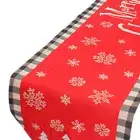 Christmas Table Flag Printed Dining Table Tablecloth English Snowflake