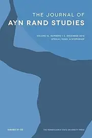 The Journal of Ayn Rand Studies, V16.1–2: A Symposium: Nathaniel Branden: His Work and Legacy