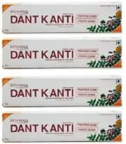 4x Patanjali Dant Kanti Herbal Toothpaste 100gm Each for cavity protection