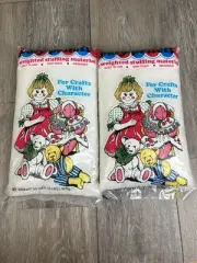 Poly Pellets Crafting Weighted Stuffing Material Doll Plush 2 LBS Bag Lot Of 2