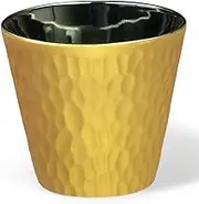 J-Kitchens Select 896704 Locking Cup, Light Changing Gold, 10.1 fl oz (300 ml), Dishwasher Safe, Microwave Safe, Made in Japan