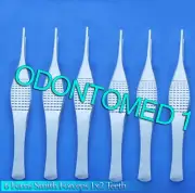 6 FERRIS SMITH TISSUE FORCEPS 1x2 TEETH Surgical, Neurosurgical Instrument