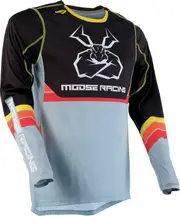Moose Offroad Agroid S25, jersey , color: Grey/Black/Yellow , size: XXL