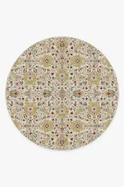 245' Round | Machine Washable Runner Rug | Kid & Pet Friendly | Indoor Rug | Marie Natural Flatwoven Rug | Ruggable