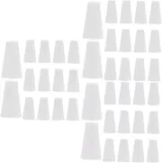 ULTECHNOVO 3sets Threaded Cord Pulls for Window Blinds Plastic Pendants Curtain Drop Knobs Replacement Parts for Roman and Blinds Easy to Use and Repair 15pcs*3