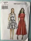 Vogue 9075 Misses Dress Jumpsuit Sewing Pattern . Sizes 14-22 . Uncut