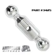 Andersen Zinc-Plated Steel 1-7/8" x 2" Combo Tow Ball 4 Rapid Hitch ONLY 7.5K/10