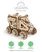 UGEARS Science STEM Mars Buggy, DIY Engineering Activity, STEAM School Project,