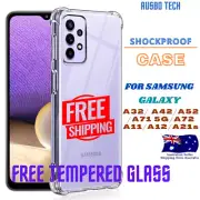 For Samsung Galaxy A12 A32 A42 A52 A72 5G Clear Case Heavy Duty Shockproof Cover