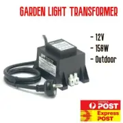 New HPM 12V 150W Garden Light Transformer outdoor weatherproof low voltage step