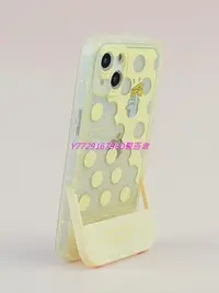 在飛比找Yahoo!奇摩拍賣優惠-勿忘初品 黃色奶酪波點適用iPhone12蘋果13pro m