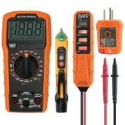 Klein Digital Multimeter Test Kit with Non-Contact Voltage Tester & Carry Case