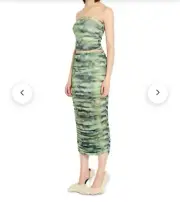 Sass & Bide Bronx Baby Strapless Top and dress in Print Size:XS RRP$440