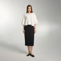 在飛比找momo購物網優惠-【giordano ladies】24SS_經典長窄裙(02