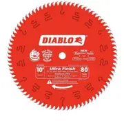 FREUD DIABLO D1080X 80T 10" 254mm ULTRA MITER SAW BLADE