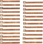 wcpqt 26 Vinyl Record Divider Card Sort Alphabetically A-Z Clear LP Record Collection Label Simple for Shelf Storage of Vinyl Records