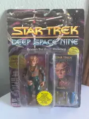 Star Trek Quark Deep Space Nine Action Figure w/Collector Card & Base - New Seal