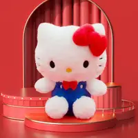 在飛比找ETMall東森購物網優惠-正版授權三麗鷗Hello Kitty 50周年兒童毛絨玩具公