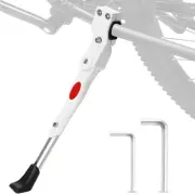 Bicycle side stand, bike kickstand, made of aluminum alloy, adjustable length, e