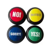 4pcs Pet Squeeze Sound Box Music Box Dog Yes Or No Sound Button Party Supplies Button Buzzer Soundi Random Color
