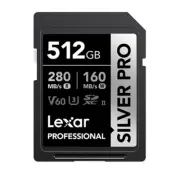 Lexar Professional SILVER PRO 512GB SDXC™ UHS-II Card 512GB—C10, UHS-II(U3), V6