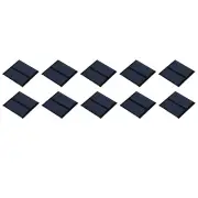 Pack of 10 Mini Solar Panel Cell 3V 125mA 0.375W 52mmx52mm for DIY Project New
