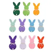 Lovely Rabbit Cutlery Case Easter Themed 6 Piece Cutlery Bag Reusable Holder