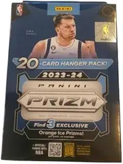 Panini 2023-24 NBA Basketball Sealed Hanger Box: Blue and White, Paper, Rectangular, Basketball-Trading-Cards, Basketball