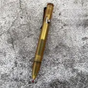 New PEI Polyetherimide Titanium Bolt Action Pen Signature Writing Ballpoint Pen