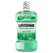 Listerine Freshburst Zero Mouthwash 750ml