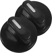 Yardenfun Plastic Oven Control Knob Set Gas Stove Rotating Switch BBQ Grill Knob 6mm D-Shaft Timer Switch Easy Installation