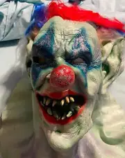 Outta Control Clown Forum Horror Latex Mask Universal Studios Costume Full Head