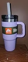 Ozark Trail Insulated Tumbler with Straw, 18 oz, Lavender