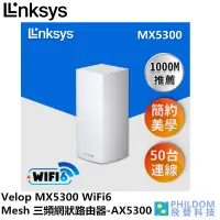 在飛比找蝦皮商城優惠-Linksys Velop MX5300 WiFi6 Mes