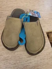 COBIAN CARDIFF MULE SLIPPERS MENS SIZE 8 TAN- NEW