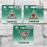 Lot Of 3 Girl Scout Iron On Patches/Badges