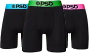 [PSD] Mens Modal Floral 3 Pack Boxer Briefs Multi