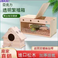 在飛比找蝦皮購物優惠-💕台灣出貨💕鸚鵡繁殖箱 鳥窩 進口鬆木 鳥繁殖箱 孵化箱 鸚