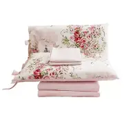 Cotton Bedding Sheet, Set Extra Soft 100% Cotton Sheet Set, Rose Printed Bed ...