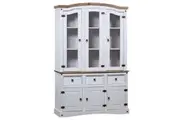 Buffet & Hutch Mexican Pine Corona Range White vidaXL