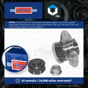Wheel Bearing Kit fits RENAULT KANGOO 1.9D Rear 1997 on With ABS B&B 7701208075